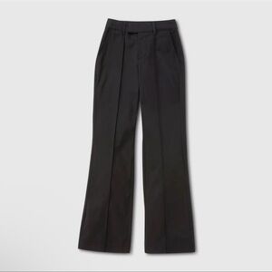 Women's High-Rise Flare Chino Pants - A New Day Black size 12